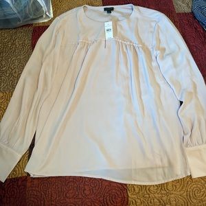 Ann Taylor dress shirt, light pink/mauve color. New with tags.